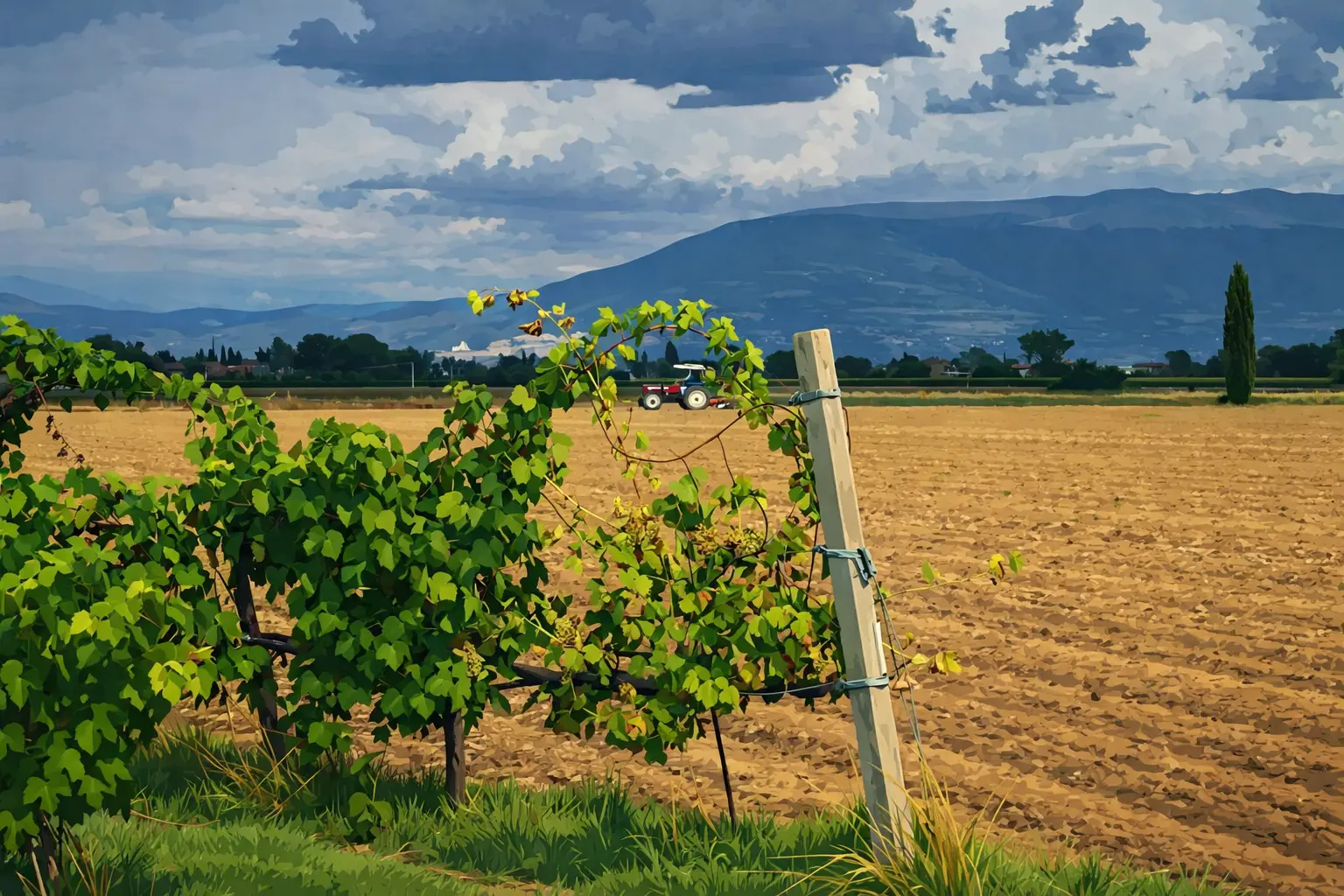 Fallowed land in the Paso Robles Groundwater Basin